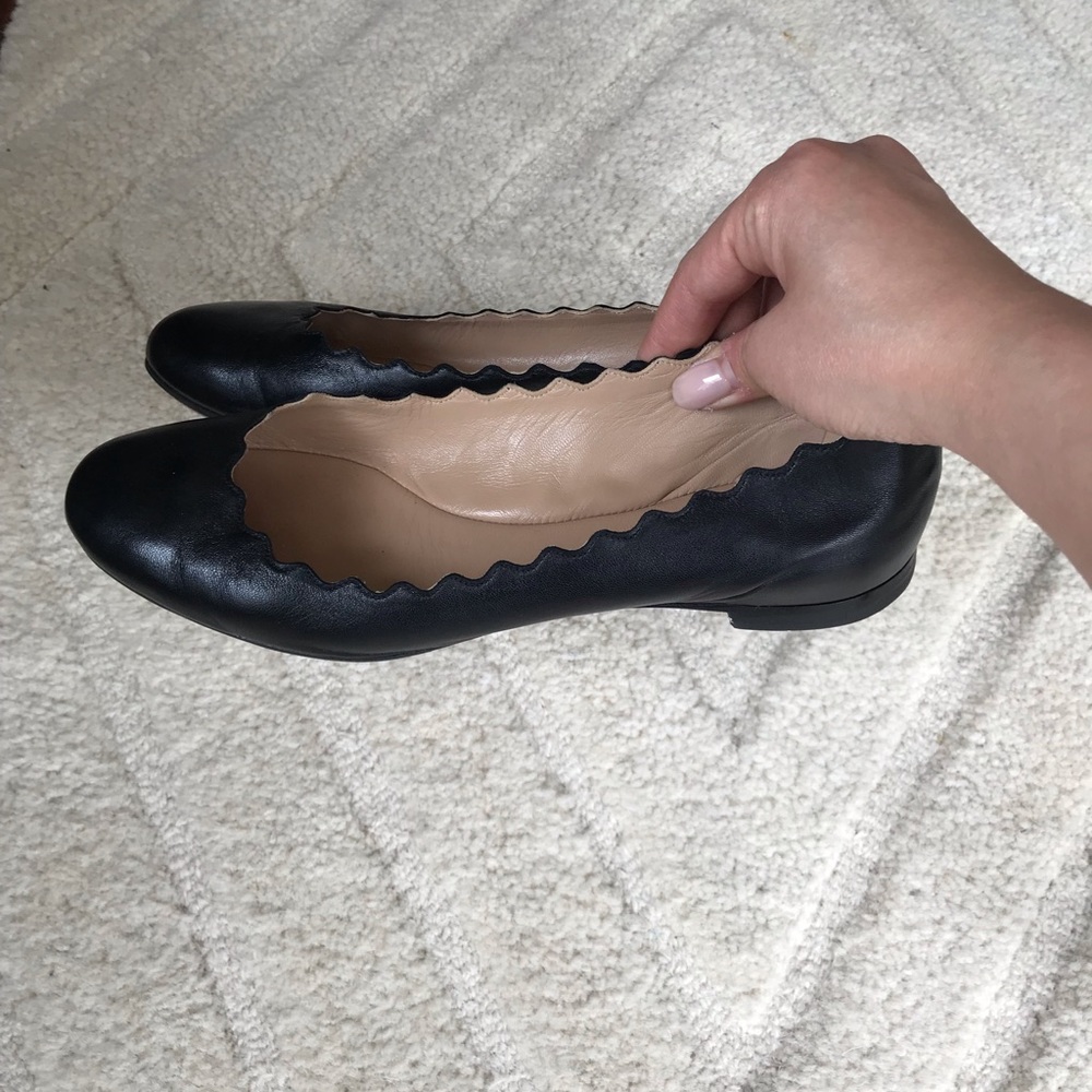 Chloe Lauren leather flats